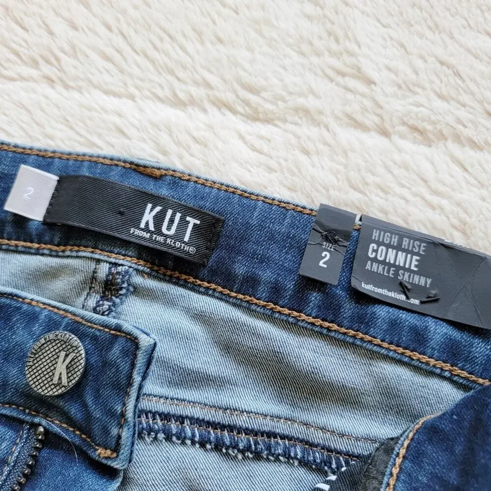 KFTK‎ Connie High Rise Skinny Ankle Jeans